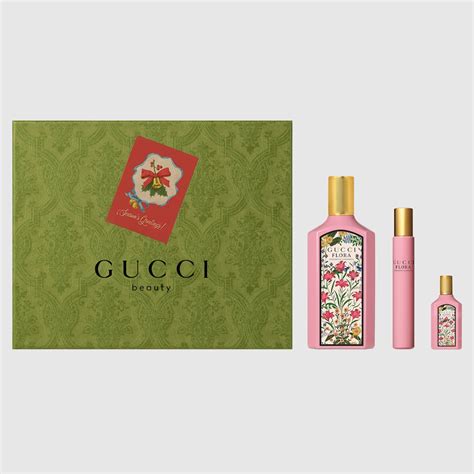 gucci flora box set|gucci gorgeous gardenia gift set.